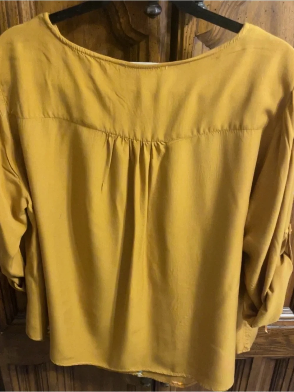 Savanna Jane Mustard Floral Embroidered Blouse - Picture 4 of 4